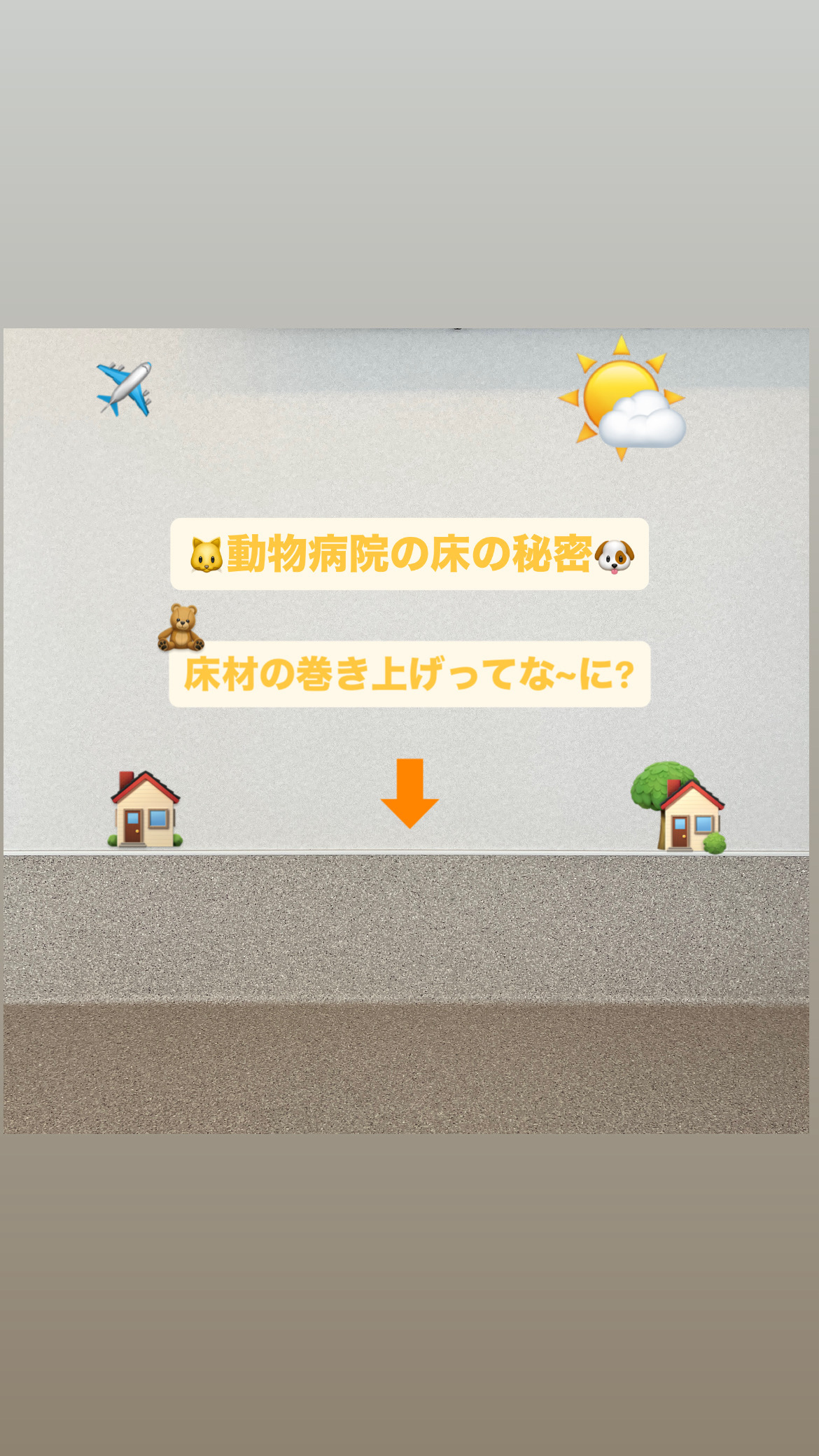 床と壁の秘密！！